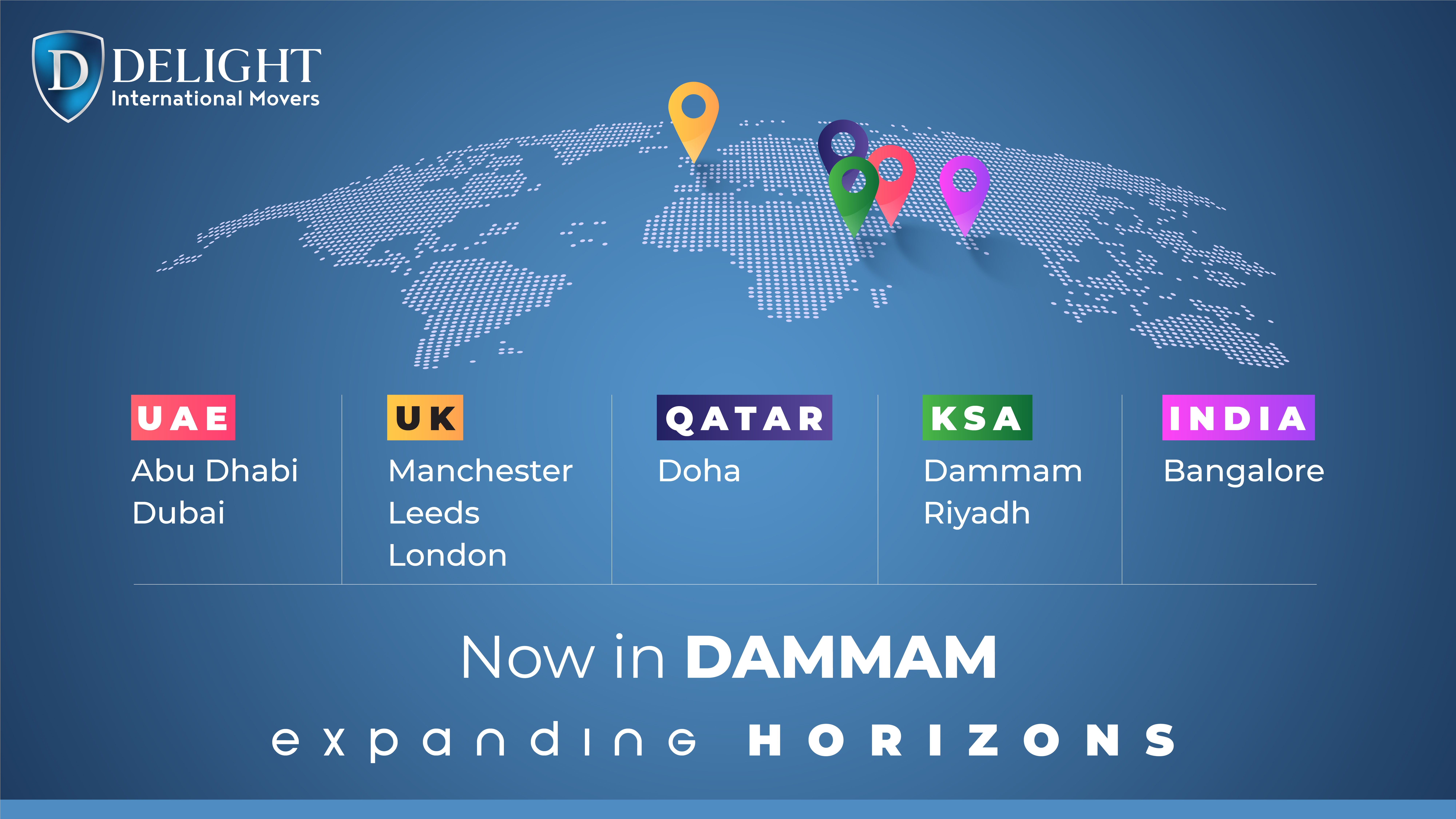 Delight International Movers is broadening our business horizons. We are now in KSA!